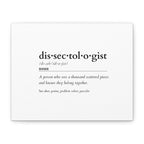 Dissectologist Definition Print — Jigsaw Puzzle Wall Art