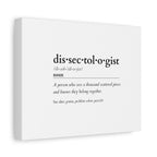Dissectologist Definition Print — Jigsaw Puzzle Wall Art