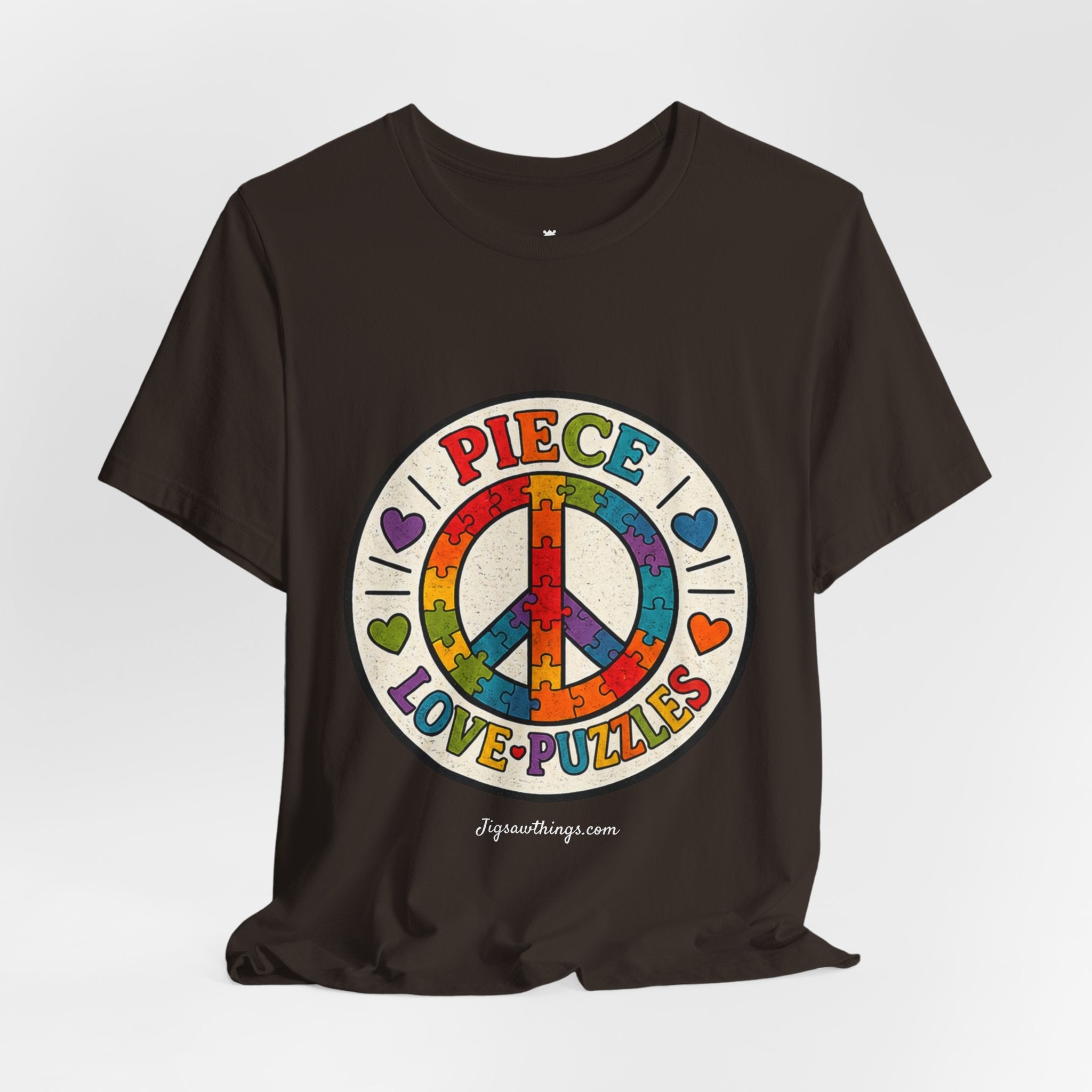 PIECE Love Puzzles Tie-Dye T-Shirt - Unisex