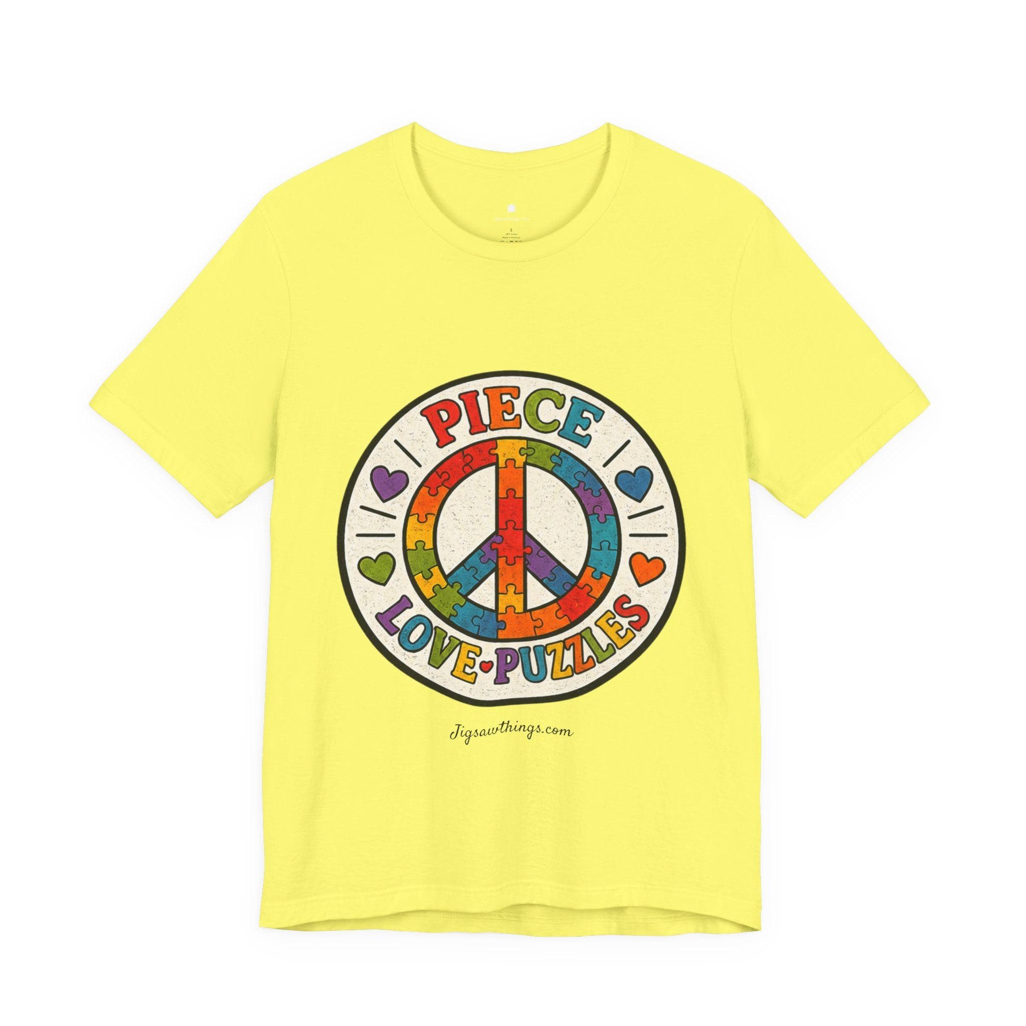 PIECE Love Puzzles Tie-Dye T-Shirt - Unisex