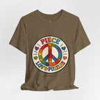 PIECE Love Puzzles Tie-Dye T-Shirt - Unisex