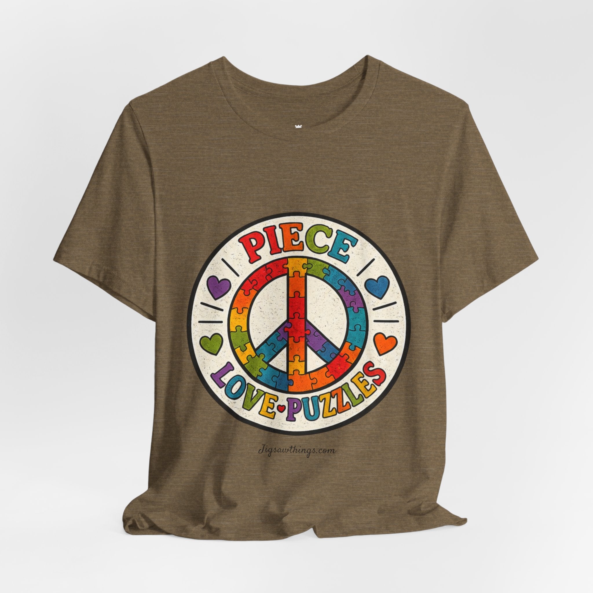 PIECE Love Puzzles Tie-Dye T-Shirt - Unisex