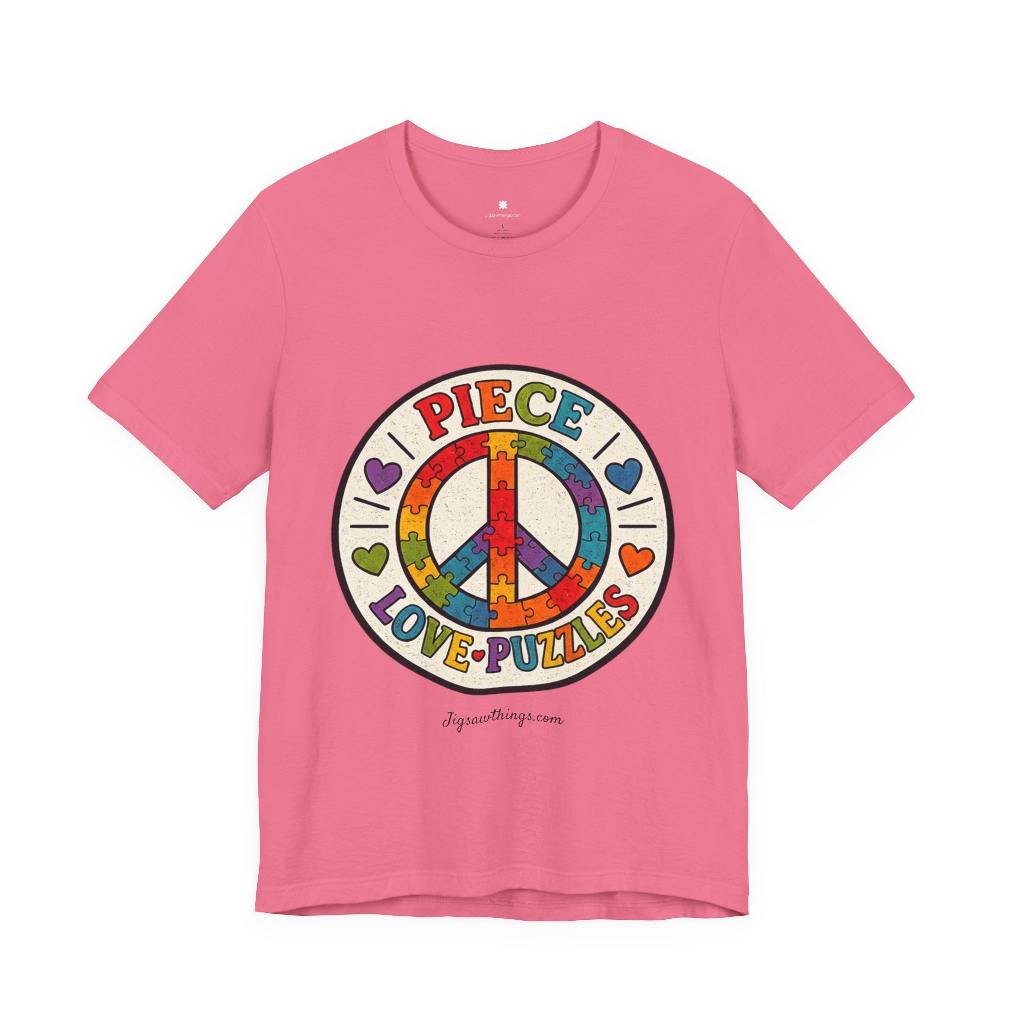 PIECE Love Puzzles Tie-Dye T-Shirt - Unisex
