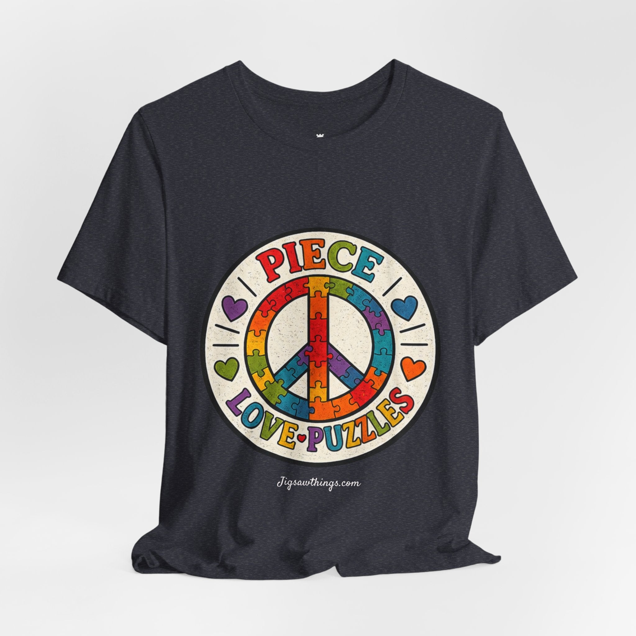 PIECE Love Puzzles Tie-Dye T-Shirt - Unisex