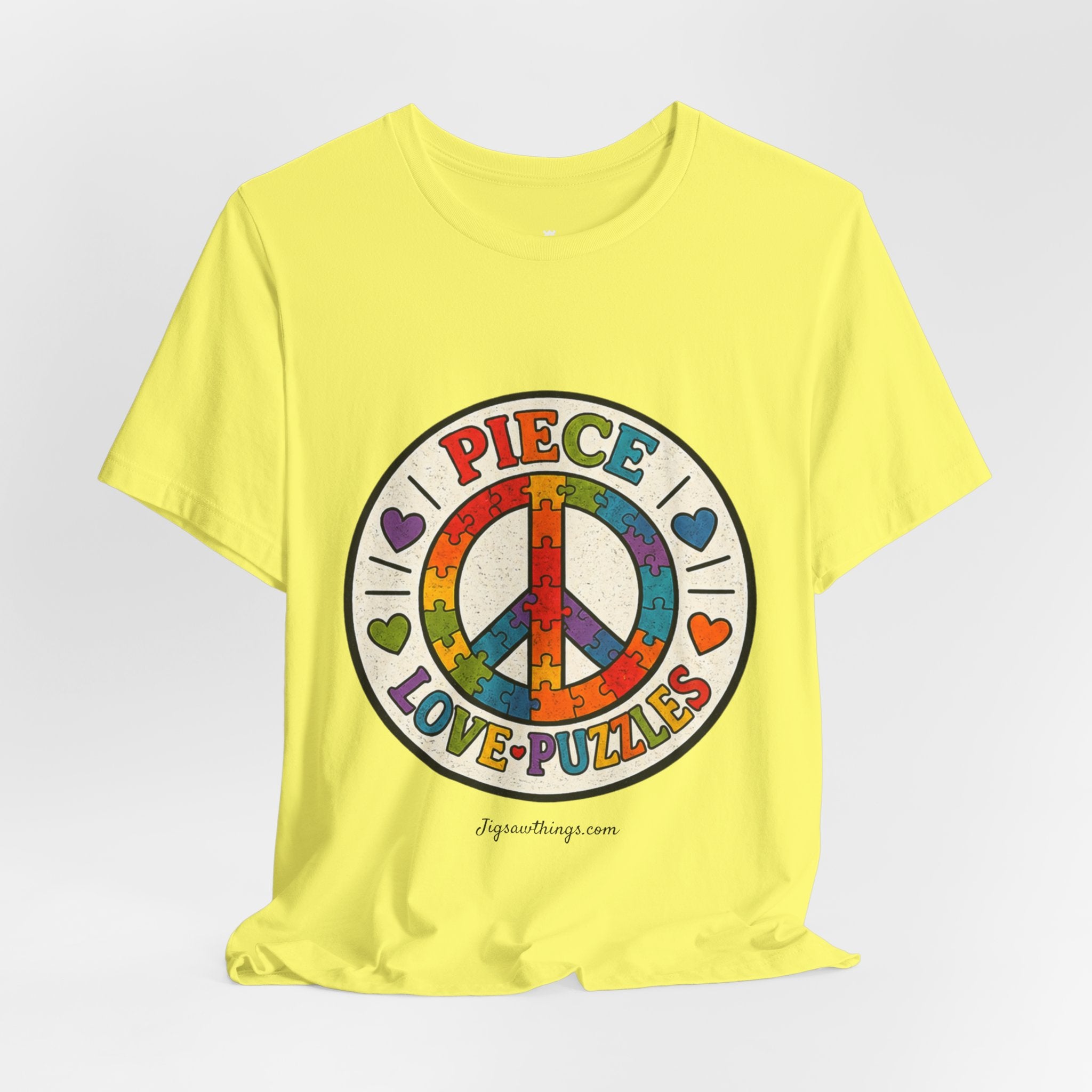 PIECE Love Puzzles Tie-Dye T-Shirt - Unisex