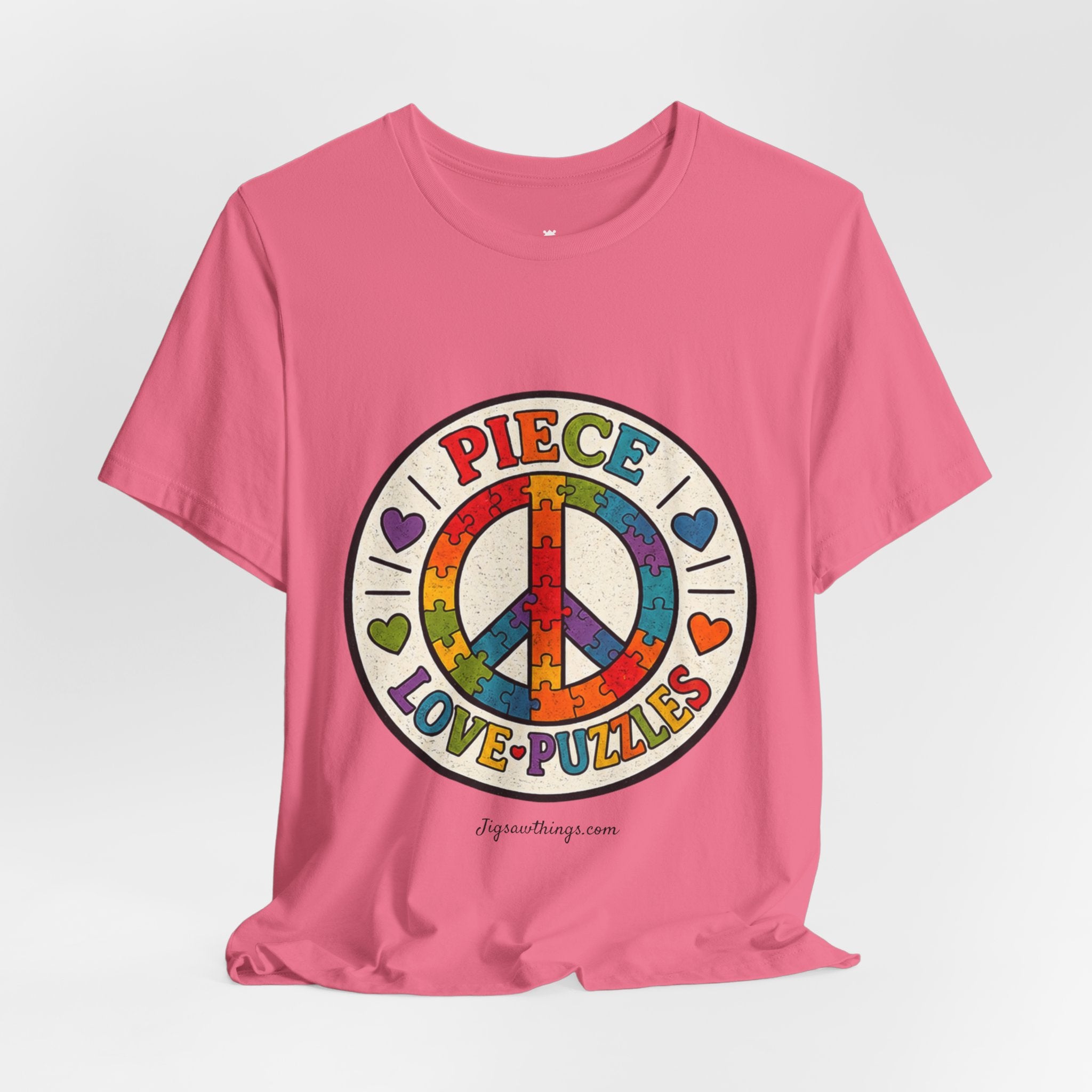 PIECE Love Puzzles Tie-Dye T-Shirt - Unisex