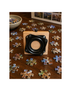 New Patented ROTATING Jigsaw Puzzle Box Top Holder – Solid Cherry Wood Edition